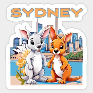 Two Sydney City Kangaroos Sticker